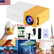 Portable Mini Projector LED HD 1080P WIFI Home Cinema Theater LCD Projector