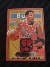 2003-04 Fleer Platinum Scottie Pippen LOGO Patch Nameplates /390 BULLS NASTY HOF