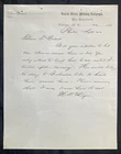 ORIG CIVIL WAR 1862 U.S MILITARY TELEGRAPH WAR DEPARTMENT LETTER LINCOLN HISTORY