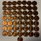 1956-P WHEAT Cents Roll Of 50 Coins Nice  ConditionSee Pictures#9