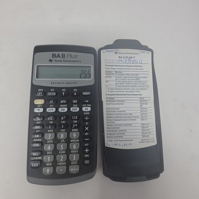 Texas Instruments TI BA II Plus Business Analyst Financial Calculator