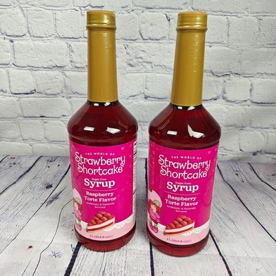New Sealed Strawberry Shortcake SUGAR FREE Syrup Raspberry Flavor 1L Exp 2/29