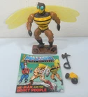 100% Complete 1983 Buzz-Off MOTU Masters of the Universe Vintage Figure & Comic