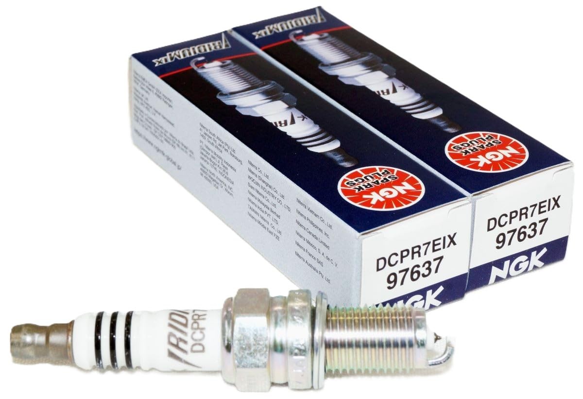 NGK Iridium IX DCPR7EIX Spark Plugs Compatible with 1999-2016 Harley Pair 
