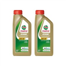 CASTROL 5W30 Engine Oil 2x 1L Synthetic Light Duty C3 Diesel CF Gasoline SN