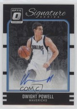 2016-17 Panini Donruss Optic Signature Series Dwight Powell #4 Auto 5h0