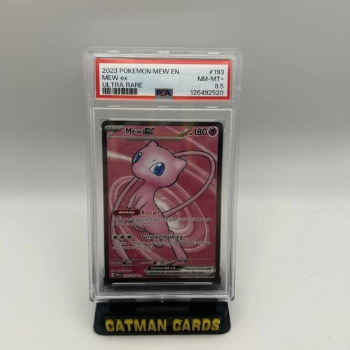 Mew ex 193/165 Sv: Scarlet & Violet 151 Holo - PSA 8.5