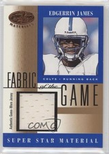 2001 Leaf Certified Materials Fabric of the Game Edgerrin James #FG-52 HOF 0o9