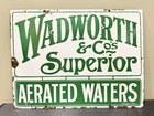 Wadworth & Co's (Pre-1930) Original Vintage Porcelain Sign - 20” x 15”