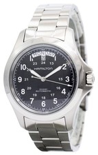 Hamilton Khaki King Automatico Nero Acciaio Inossidabile H64455133 Orologio Uomo