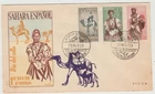 Spanish Sahara 1959  FDC  Stamp Day issue     good condition