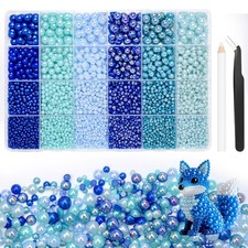 10000 Pcs Flatback Pearl 3-8mm Half Pearl Bead for DIY Decoration of Nail Art...