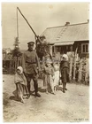 Genuine Photo Officer RIR.8 with Girl Population in ROWINY Belarus 1916