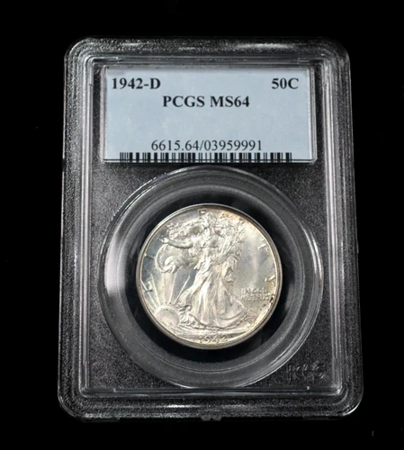 1942-D Walking Liberty Half Dollar — photo from another recent sale