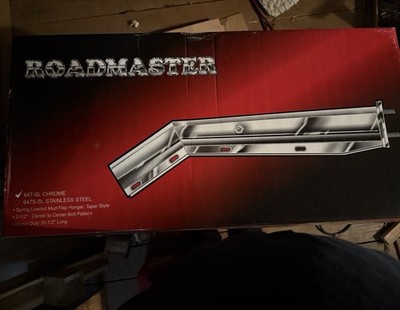 Mud Flap Hanger / Roadmaster 4647sl Chrome Spring Loaded