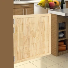 Wood Partition Door, Modern Single-Door Leaf Partition Door 80*90cm