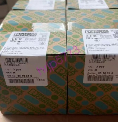 3PCS Phoenix Contact 3010013 high current terminal block UKH 95