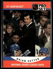 1990-91 Pro Set Brian Sutter St. Louis Blues #676