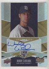 2009 Upper Deck Spectrum Rookie Signatures Wade LeBlanc #117 Auto 2u3