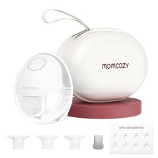 Momcozy Breast Pump Hands Free Mobile Regular Single Gray-24mm, Quill Gray
