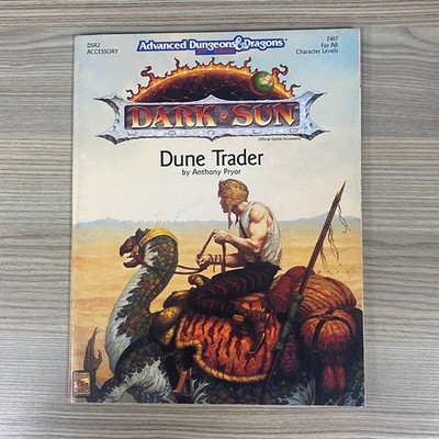 AD&D Advanced Dungeons & Dragons Dark Sun Dune Trader 2407 Zubehör Buch 2. Ed.