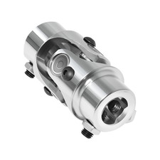New 34 Dd X 34 Dd Single Universal Steering Shaft U Joint Chrome Polished New 34 Dd X 34 Dd Single Universal Steering Shaft U Joint Chrome Polished