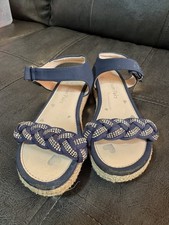 DREAM PAIRS Girls Sandals Espadrille Flatform Wedge Open Toe Summer Shoes