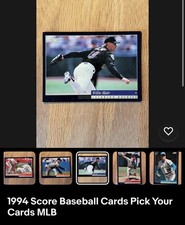 1994 Score Baseball Cards Pick Your Cards MLB