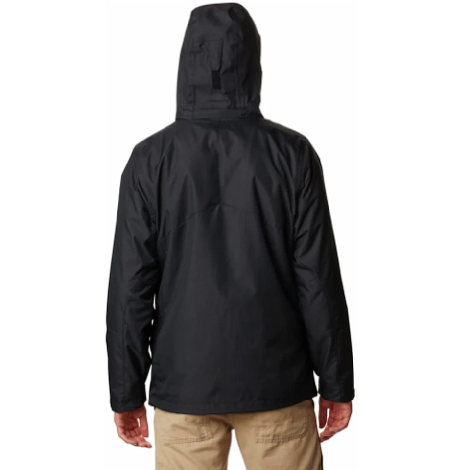 COLUMBIA Men's Bugaboo Ii Fleece Interchange Jacket Small Black Hooded NWOT - Image 2 of 4