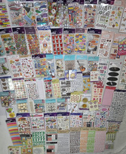 Mixed Lot of 160 Pkgs Scrapbook Stickers NEW Jolees Sticko Paper Studio 2 of Ea.