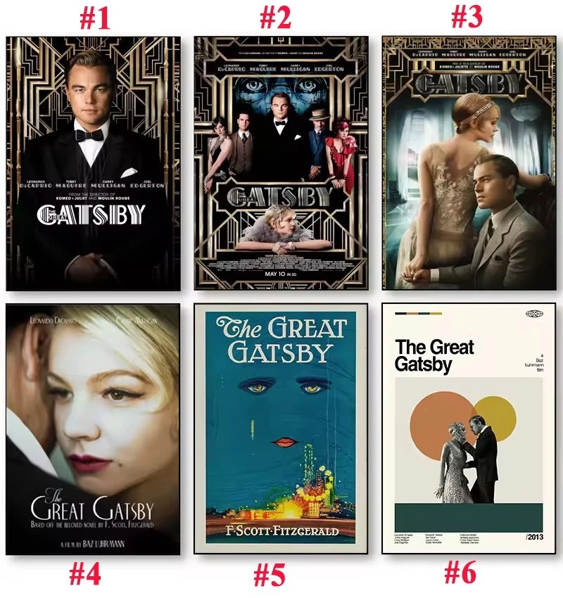 The Great Gatsby Poster In Art Posters for sale | eBay