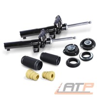 2X StoßDÄMpfer +Domlager Vorne FÜR Audi A3 Seat Leon VW Golf 7 8 Skoda Octavia