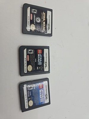 Star Wars Ds Lot Of 3 Lethal Alliance Lego Star Wars II & Star Wars III Tested .