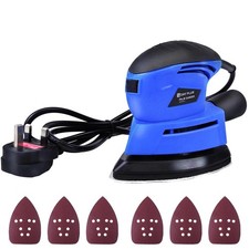 130W Electric Sander Hand Held Mouse Sand Machine DIY for Painted Wood, Wall Pai