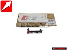AUDI SET originale segno logo scritta emblema anteriore e posteriore - RS4 B7 (8E)