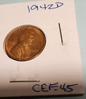 1942 D LINCOLN WHEAT PENNY CHOICE EXTREMELY FINE CONDITION