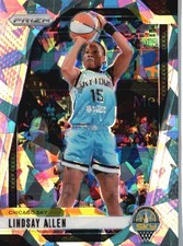 2024 Panini Prizm WNBA #107 Lindsay Allen Ice Prizms