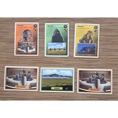 Set of 6 Decipher Star Wars 1999 CCG Episode 1 CCG Collectible Cards