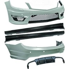 Stoßstange hinten für Mercedes-Benz C-Klasse W204 C63 AMG Optik Sport Tuning PDC Stoßstange hinten für Mercedes-Benz C-Klasse W204 C63 AMG Optik Sport Tuning PDC