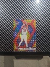 2024-25 Panini Mosaic Karl-Anthony Towns 97 Choice Fusion Red & Yellow Prizm /75