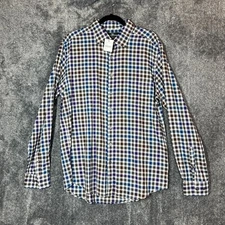 Rodd & Gunn Shirt Mens XL Sports Fit Made in Italy Colorful Plaid Business Work