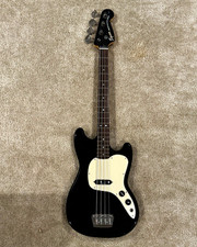 1997 Squier Vista Musicmaster Bass Black Short Scale Vintage