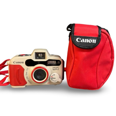 #ad Canon Sure Shot WP 1 35mm Waterproof Film Camera with Case TESTED WORKING MINT $139.99