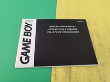 Game Boy Health And Safety Precautions MANUAL ONLY C/AGB-USA-1