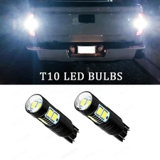 T10 LED License Plate Light Bulbs White for Chevrolet Silverado 1500 2019-2025
