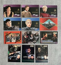 Star Trek Chase Card Lot 12 Cards From Various Years/sets