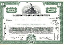 Harnischfeger Corporation - Original Stock Certificate - 1967 -N23129