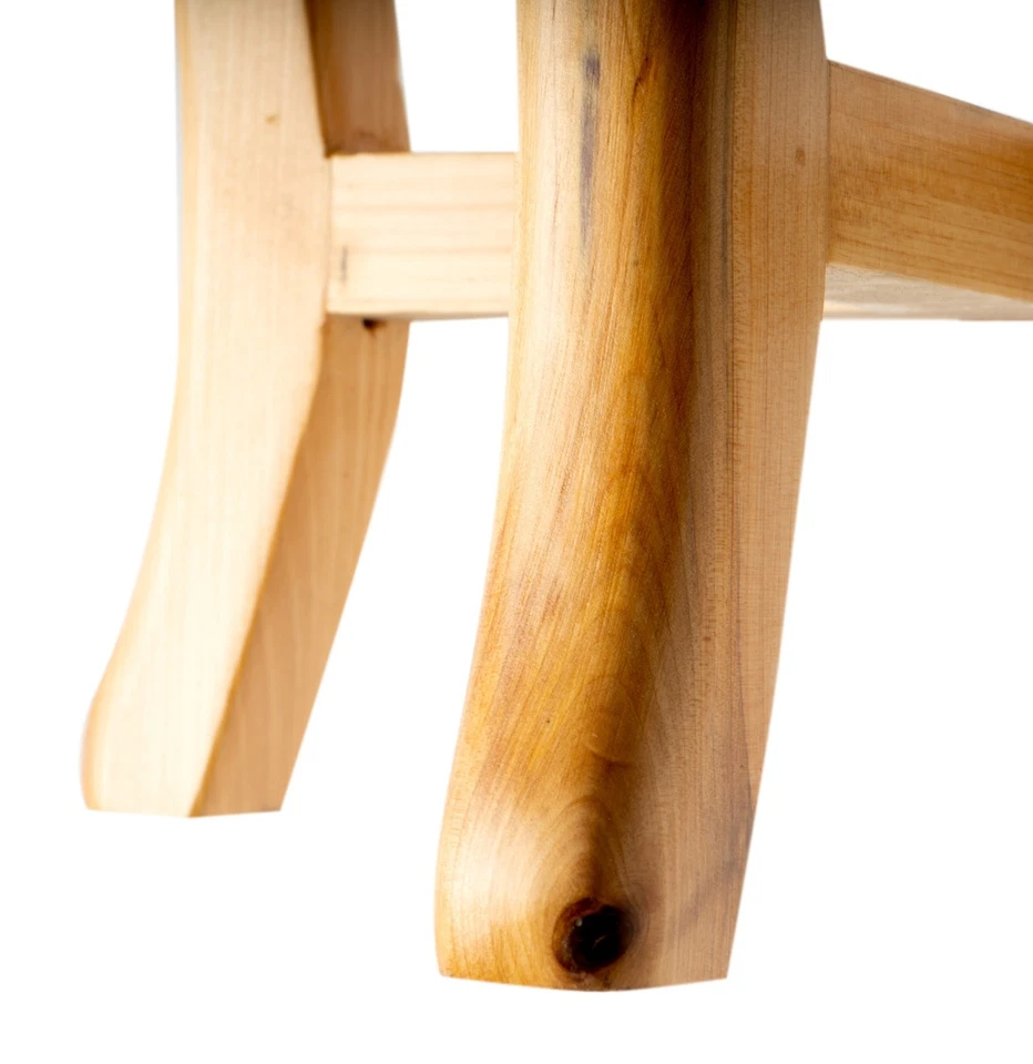 ALFI brand AB4406 11 Inch Cedar Wood Round Stool Multi-Purpose Accessory - Image 3 of 4