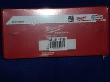 100 pack 9" 18 TPI Milwaukee Metal Sawzall Blades 48-01-7188 Double Duty