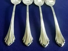 NEW Oneida REMBRANDT Fruit Spoons DISTINCTION Stainless Flatware - SET OF 4